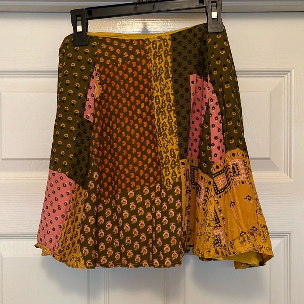 Urban Outfitters patchwork mini skirt size medium.